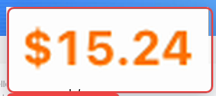 Sugargoo EUB(US) at 500 g: the quoted price on the provider's own calculator, enlarged