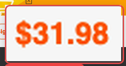 KakoBuy EUB (Batteries and Perfume Not Allowed) at 750 g: the quoted price on the provider's own calculator, enlarged