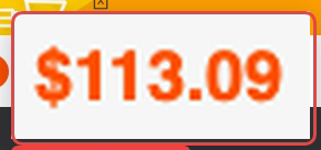 KakoBuy UPS Duty-Free (No Batteries) at 5 kg: the quoted price on the provider's own calculator, enlarged