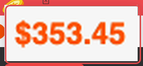 KakoBuy HK UPS at 20 kg: the quoted price on the provider's own calculator, enlarged