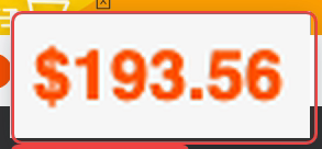 KakoBuy HK UPS at 10 kg: the quoted price on the provider's own calculator, enlarged